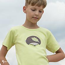Detské oblečenie - tričko limetkové JEŽKO 86 - 134 (dlhý aj krátky rukáv) - 10880469_