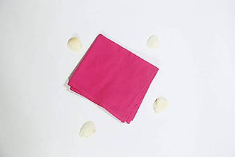 Úžitkový textil - Ružový obrúsok - 10882090_