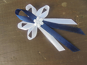 Svadobné pierka - Svadobné pierka pre hostí (10cm - Modrá) - 10887926_