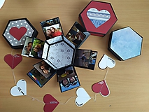  - Hexagonálny box na fotky (+ VIDEO s visiacimi srdiečkami) - 10890050_