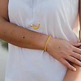 Náhrdelníky - SNAKE žltý - dlhý náhrdelník - 10890105_