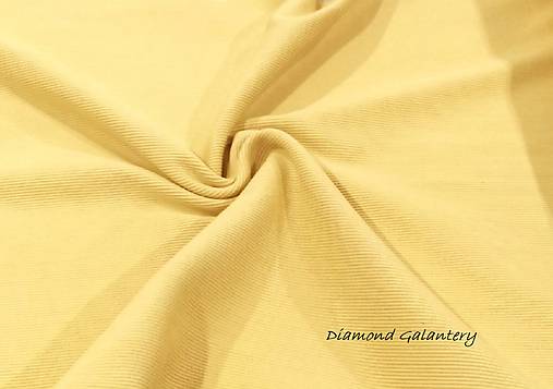 Textil - Patent rebrovaný - cena za 10 centimetrov látky (Žltá) - 10894783_