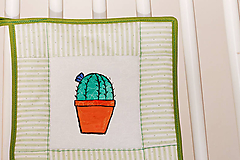 Úžitkový textil - chňapka - kaktus - 10894673_
