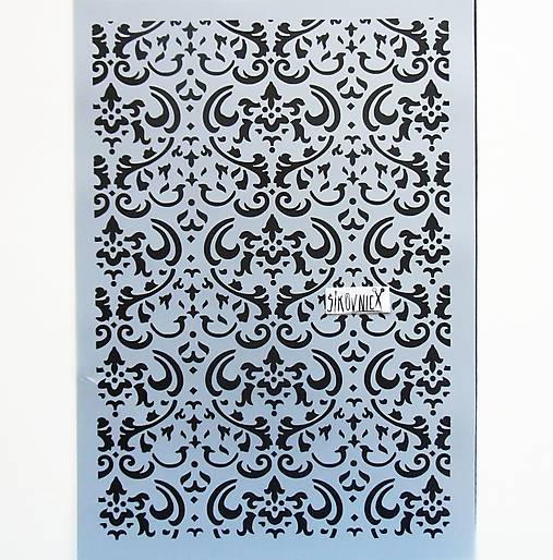 Šablóna Stamperia - 20x30 cm - tapeta, ornament, maroko