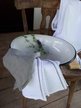 Úžitkový textil - Sada Natural Linen White - 10899798_