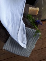 Úžitkový textil - Sada Natural Linen White - 10899799_