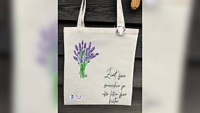 Nákupné tašky - ♥ Plátená, ručne maľovaná taška ♥ - 10904559_