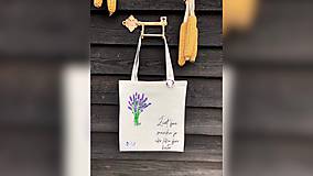Nákupné tašky - ♥ Plátená, ručne maľovaná taška ♥ - 10904561_