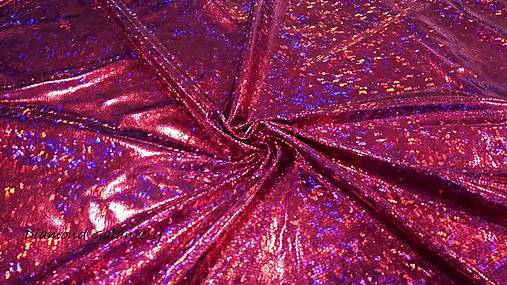 Textil - Šatovka - Disko - cena za 10 centimetrov (Ružová) - 10906953_