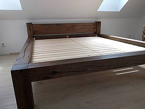 Nábytok - Dubová posteľ - 10908238_