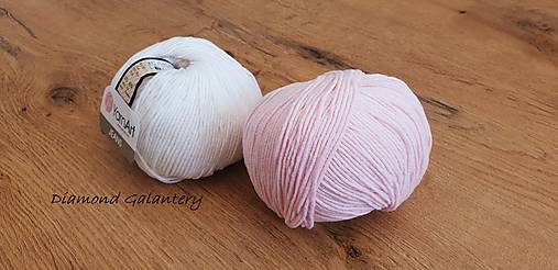 Galantéria - Yarn Art - Jeans (74 Pastelovo ružová) - 10911087_