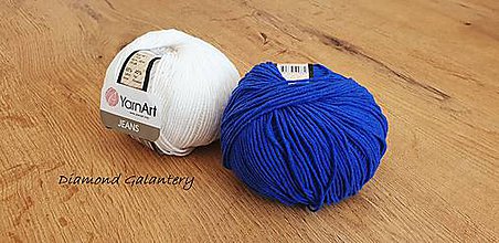 Galantéria - Yarn Art - Jeans (47 Kráľovská modrá) - 10911075_