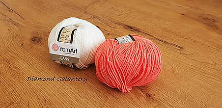 Galantéria - Yarn Art - Jeans (61 Oranžová) - 10911086_