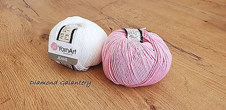 Galantéria - Yarn Art - Jeans (36 Ružová) - 10911101_