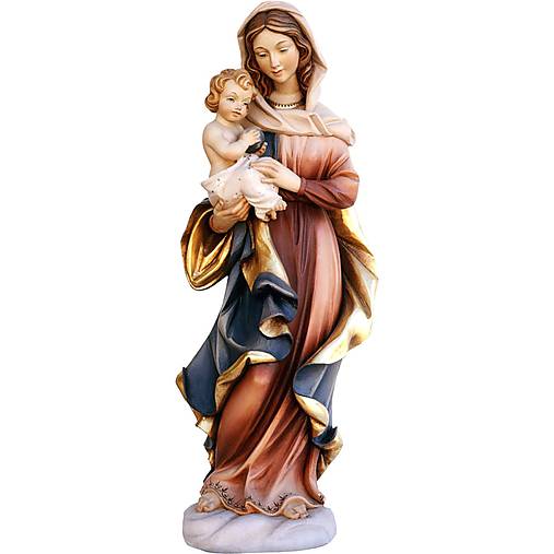 Panna Mária a Ježiš - Baroková (15cm - Pestrofarebná)