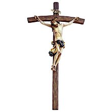 Dekorácie - Barokový kríž s Ježišom Kristom - 10912290_