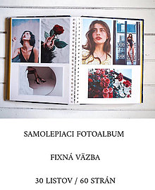 Papiernictvo - Fotoalbum (samolepiaci 60 strán A4 (strany fixné)) - 10916523_