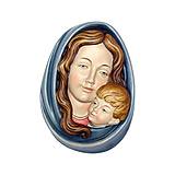 Sochy - Panna Mária a Ježiš drevený obraz - 10915275_