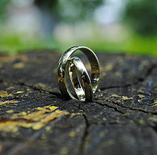 Prstene - Obrúčky "Som klasik" zlaté - 10917648_