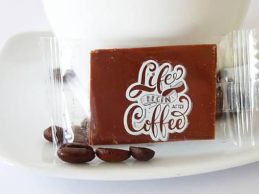 Sladkosti - Čokoládky KU KÁVE (50 ks) - 10918459_