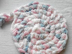 Úžitkový textil - Jemný a ľahučký okrúhly koberček (Jednofarebná (farba podľa priania po dohode pred zrealizovaním objednávky)) - 10919601_