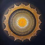 Obrazy - Mandala SLNKO V DUŠI 60 x 60 (60 x 60 cm) - 10920903_