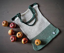 Nákupné tašky - Sieťka - taška  (Zelená) - 10922618_