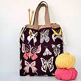 Iné tašky - Motýľová taška ~ tvoritaška + nákupná - 10922324_