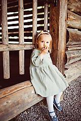 Šaty - Detské ľanové šaty Alžbetky - 10923998_