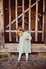 Šaty - Detské ľanové šaty Alžbetky - 10923999_