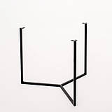 Nábytok - TANA stolová podnož (priemer 60, výška 38 cm - Biela) - 10930255_