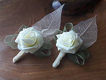 Svadobné pierka - Jemné pierka - pre rodičov s ružičkou - 10930608_