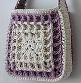 Kabelky - Háčkovaná handmade kabelka (z každej strany iná :-)) - 10938441_