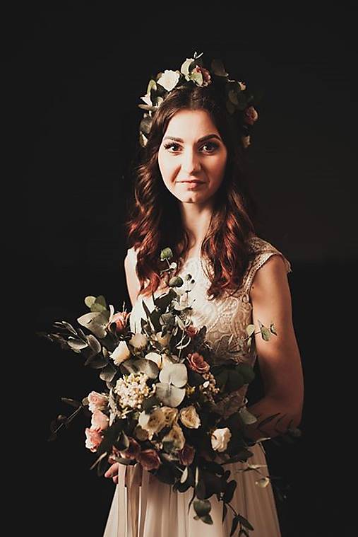 Boho svadobná kytica "o kráse dní" na ukážku 