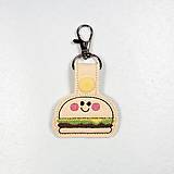 Kľúčenky - Prívesok hamburger - 10941936_