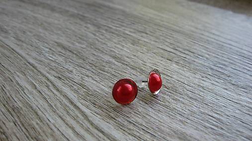 Perly v miske - napichovačky (červené, č. 2816)