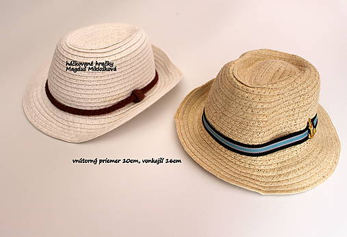 Klobúčik pre handmade tvorbu