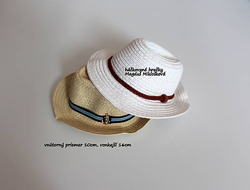 Klobúčik pre handmade tvorbu
