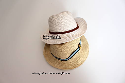 Klobúčik pre handmade tvorbu
