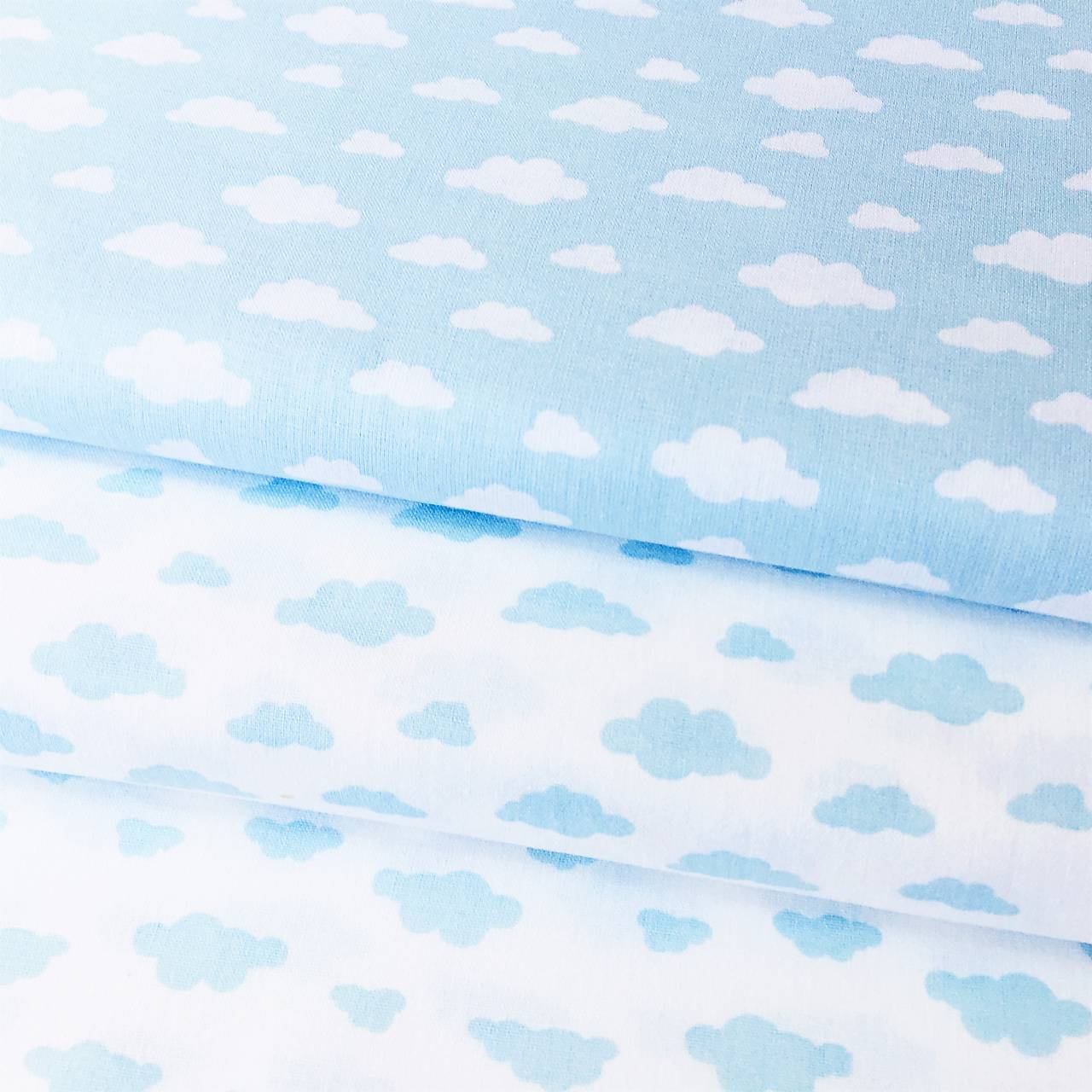 belasé obláčiky, 100 % bavlna Francúzsko, šírka 150 cm