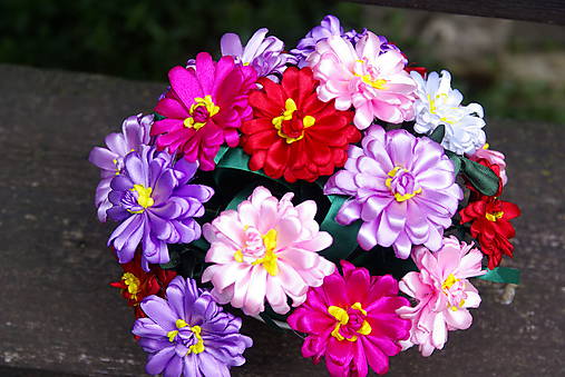 Dekorácie - Fialová ikebana - 10955976_