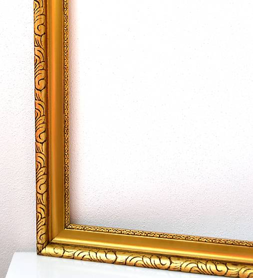 Veľky Dreveny Ram Zlaty Heran Sashe Sk Handmade Ramiky