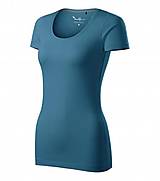 Topy, tričká, tielka - Tričko dámske - Sova lesná (L - Modrá) - 10958824_