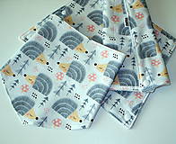 Detský textil - slintáčiky na nosič - 10962932_
