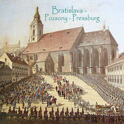 Úžitkový textil - Utierka na optiku 2 ks (Motív historická Bratislava) - 10967839_
