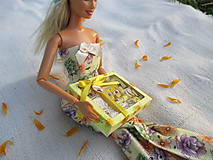 Hračky - AKCIA Mini balíček prírodnej kozmetiky pre Barbie (Nechtík lekársky) - 10971957_