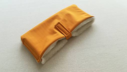 Rukavice - Rukávnik handmuff VLNIENKA double Merino wool - 10975237_