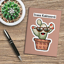 Papiernictvo - Zápisník kaktus (kávový) - 10974016_