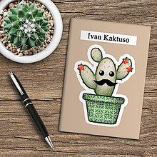 Papiernictvo - Zápisník kaktus (bahnový) - 10974033_