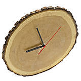 Hodiny - Drevené hodiny Srnec lesný (Čierne ručičky) - 10982322_